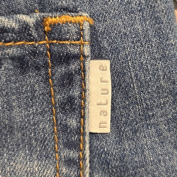 Pink Lily Nature 3" No More Wishing Distressed Denim Jean Shorts Size Medium - Picture 7 of 13